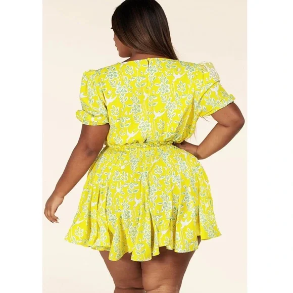 L’atiste by Amy Curvy Yellow Hummingbird Dress - Picture 6 of 12